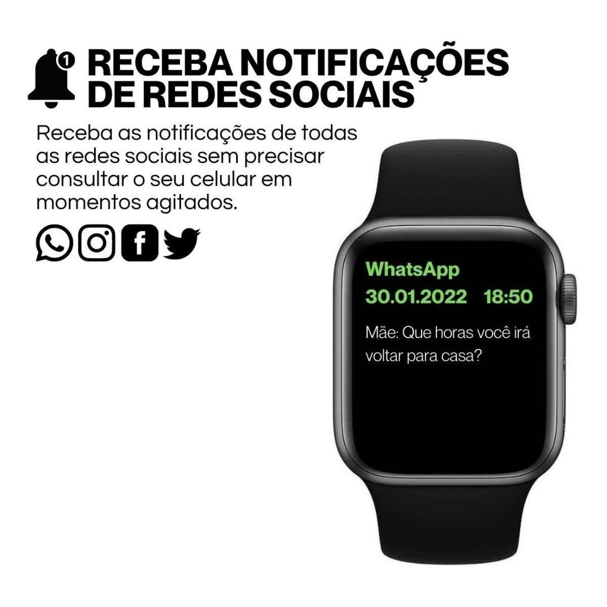 Relógio Smartwatch Hw57 Pro Nfc Siri Original Lançamento Tela Infinita