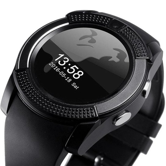 Relógio Smartwatch V8 Original Touch Bluetooth Gear Chip - Preto é ruim? Relógio Smartwatch V8 Original Touch Bluetooth Gear Chip - Preto é boa?
