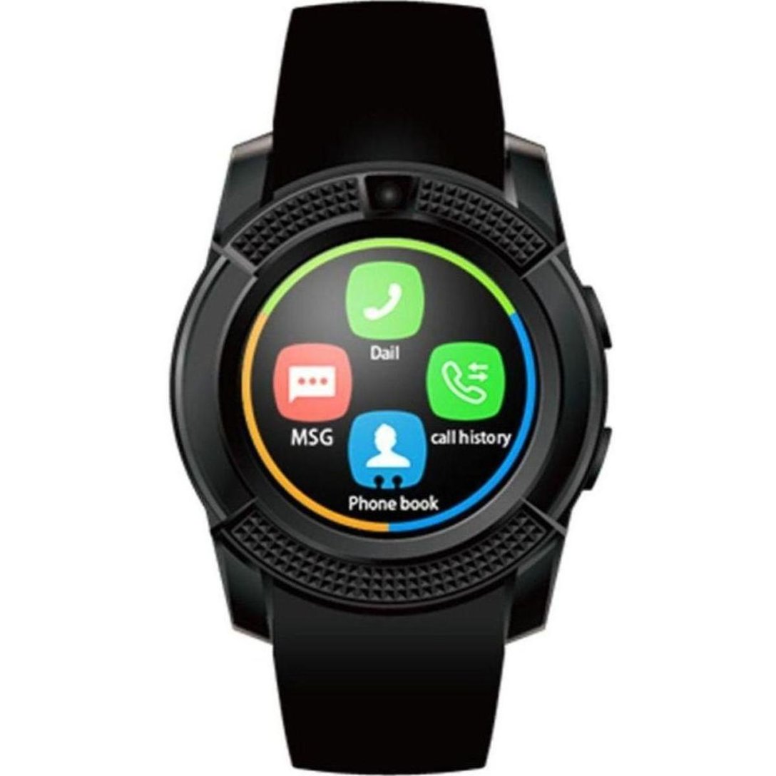 Relógio Smartwatch V8 Original Touch Bluetooth Gear Chip Preto Netshoes