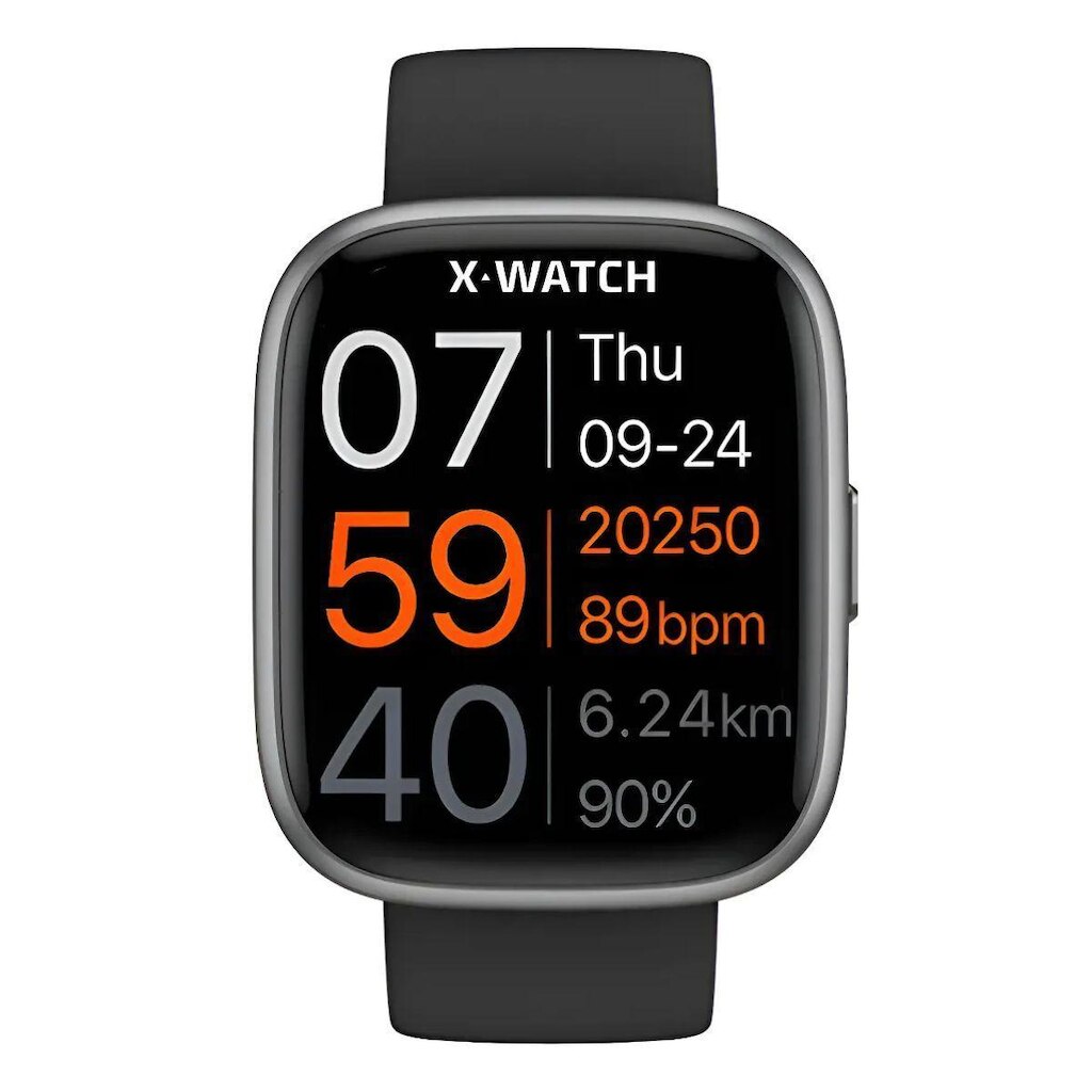 Relógio SmartWatch X-Watch Unissex XSWUQPI005A-PXPX Cinza