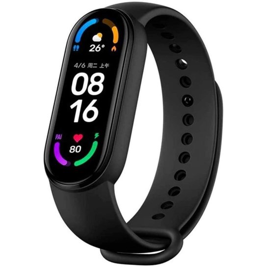 RELÓGIO SMARTWATCH XIAOMI MI BAND 6 - Preto Menor preço em RELÓGIO SMARTWATCH XIAOMI MI BAND 6 - Preto