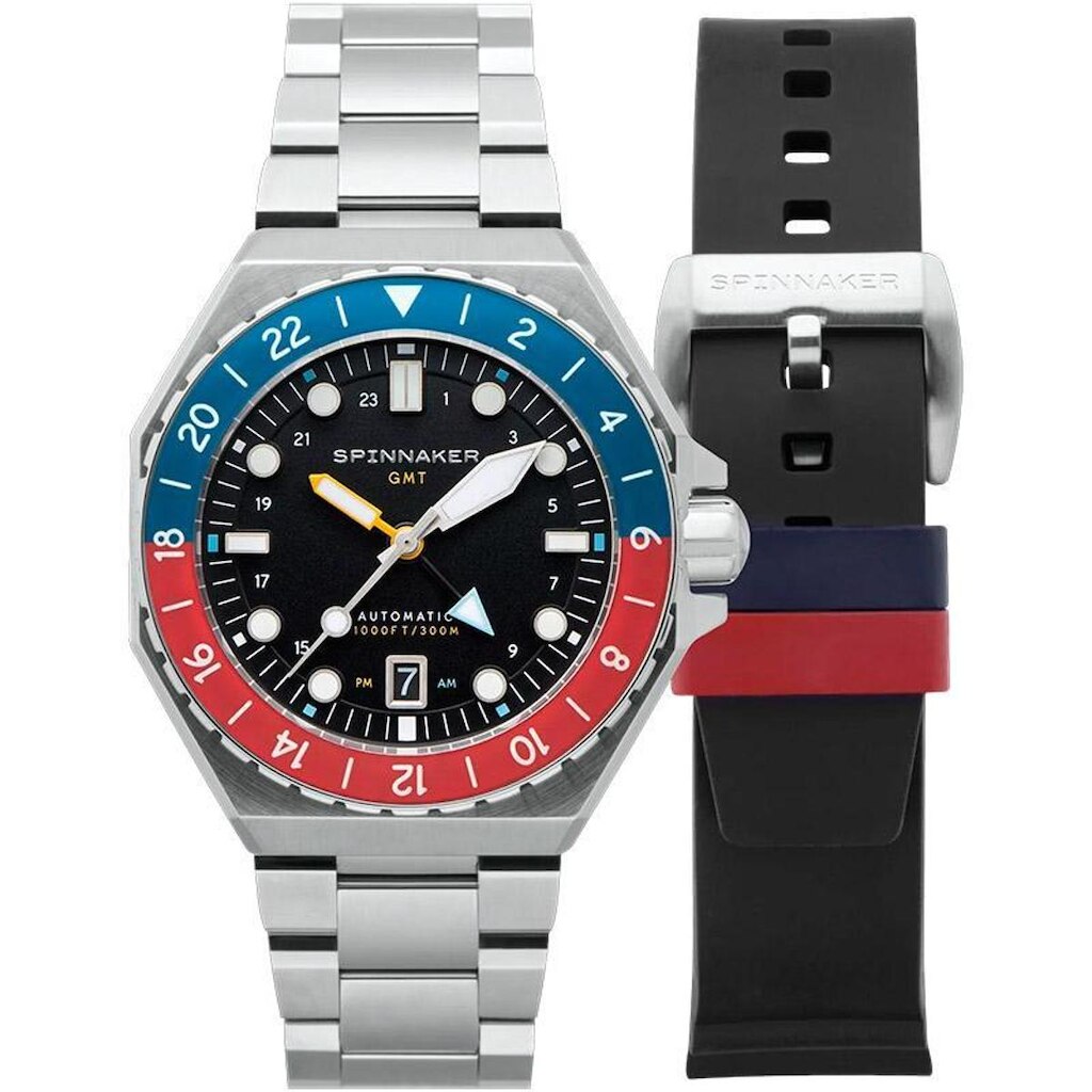 Relógio SPINNAKER Dumas GMT Automatic Cobalt Crimson SP-5119-44