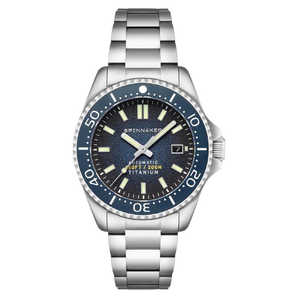 Relógio Spinnaker Tesei Titanium Automatic Tatical Blue SP-5084-55