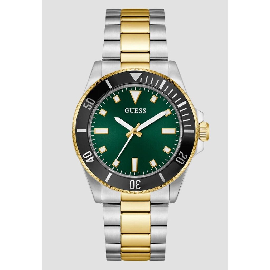 Relógio Sport Aço Dourado e Prata