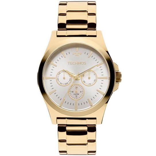 Relógio Technos Classic Steel Masculino - Dourado Menor preço em Relógio Technos Classic Steel Masculino - Dourado