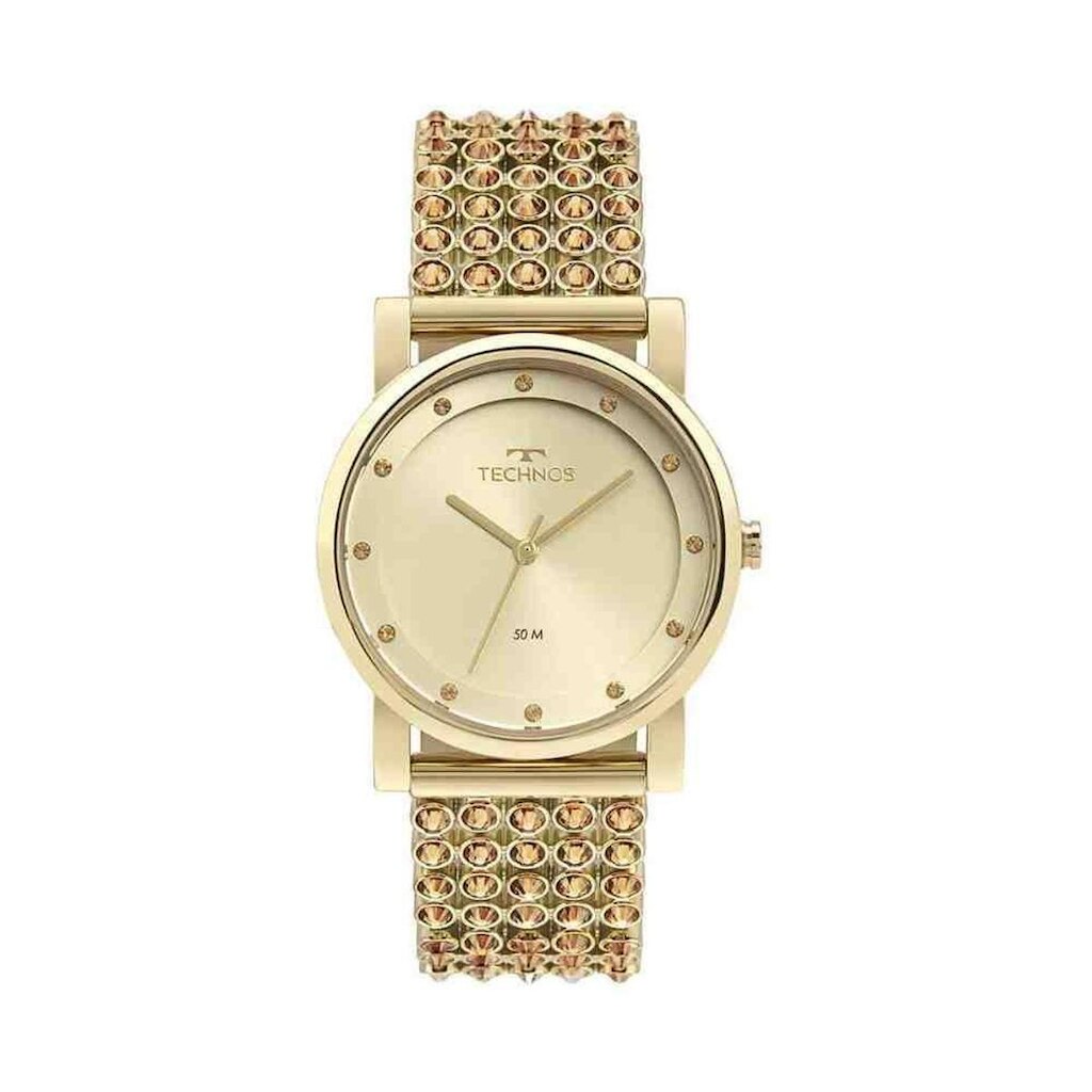 Relógio Technos Crystal Dourado Feminino 2035MYM/1D