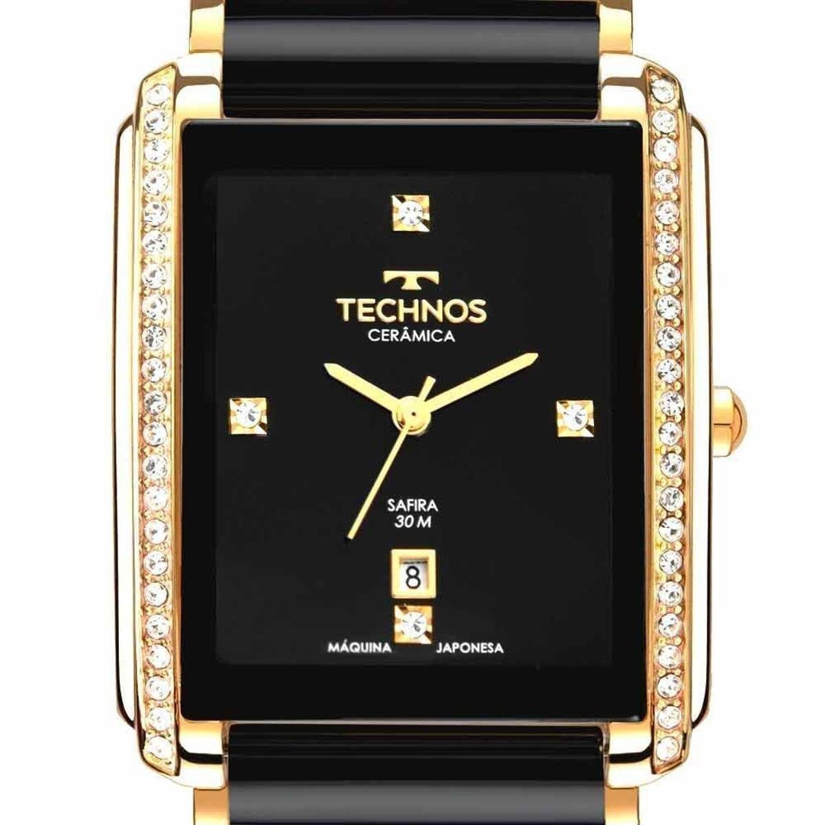 Relógio Technos Masculino Ceramic JS25BU/4P - ECLOCK