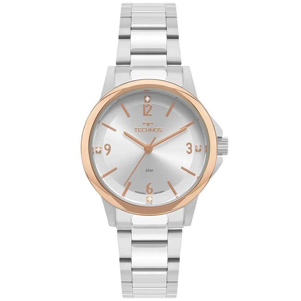 Relógio Technos Feminino Analógico Boutique Prata 2035MXL/1K