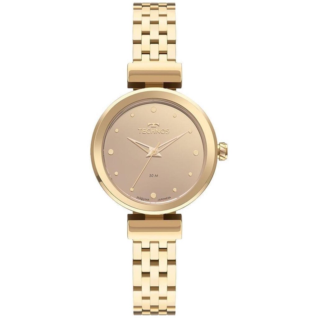 Relógio Technos Feminino Brilho Dourado - 2035NCE/1X
