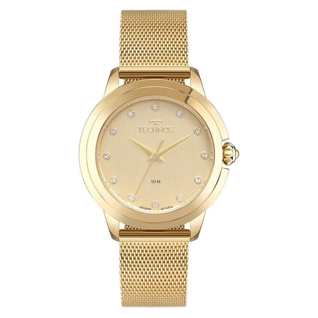 Relógio Technos Feminino Brilho Dourado - 2036MTP/1D 2036MTP/1D