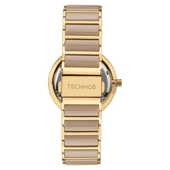 Relógio Technos Feminino Ceramic Sapphire Dourado - 2035LMM/1X