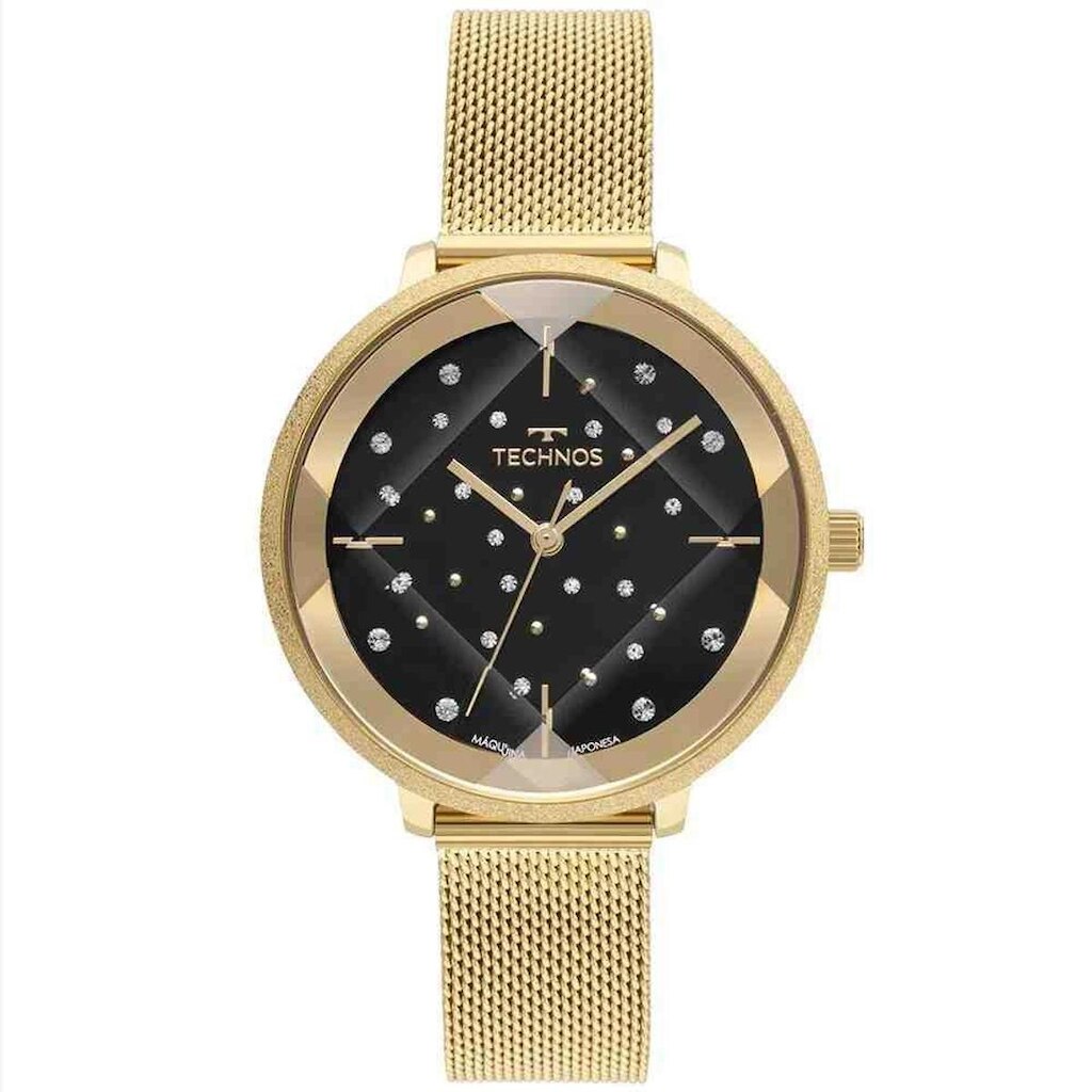 RELÓGIO TECHNOS FEMININO CRYSTAL DOURADO - 2036MPS/1P