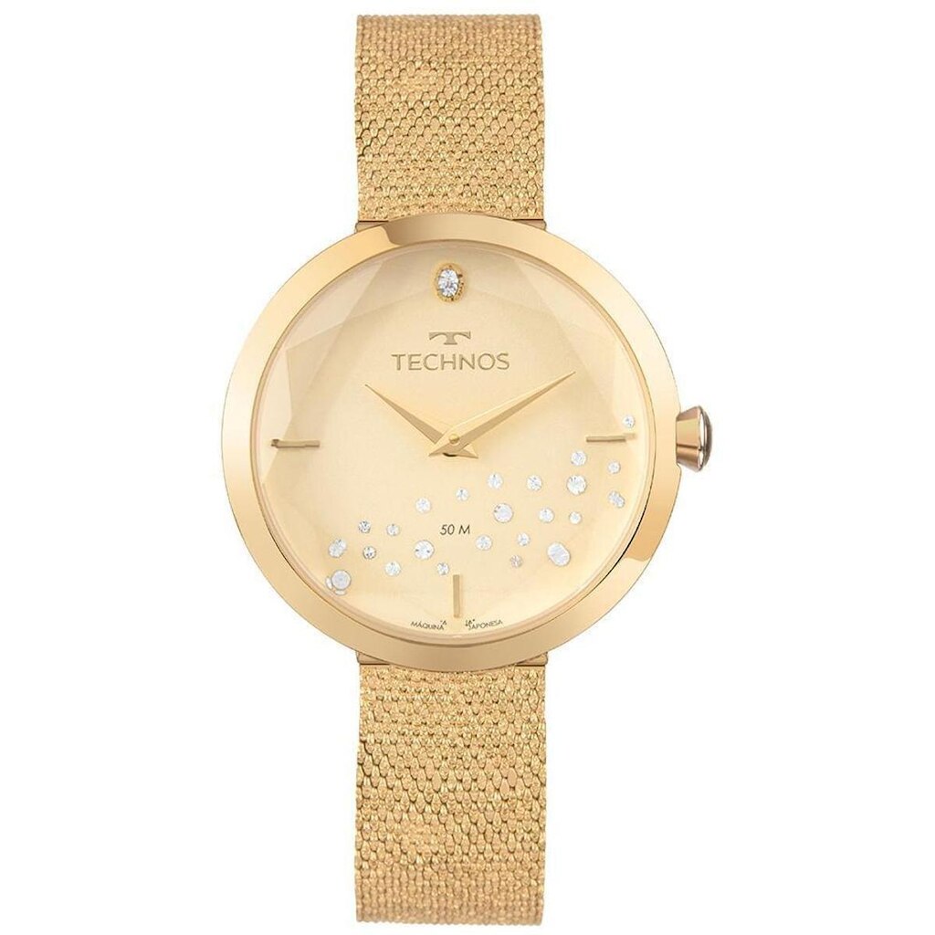 Relógio Technos Feminino Crystal Dourado - VX50AQ/1D