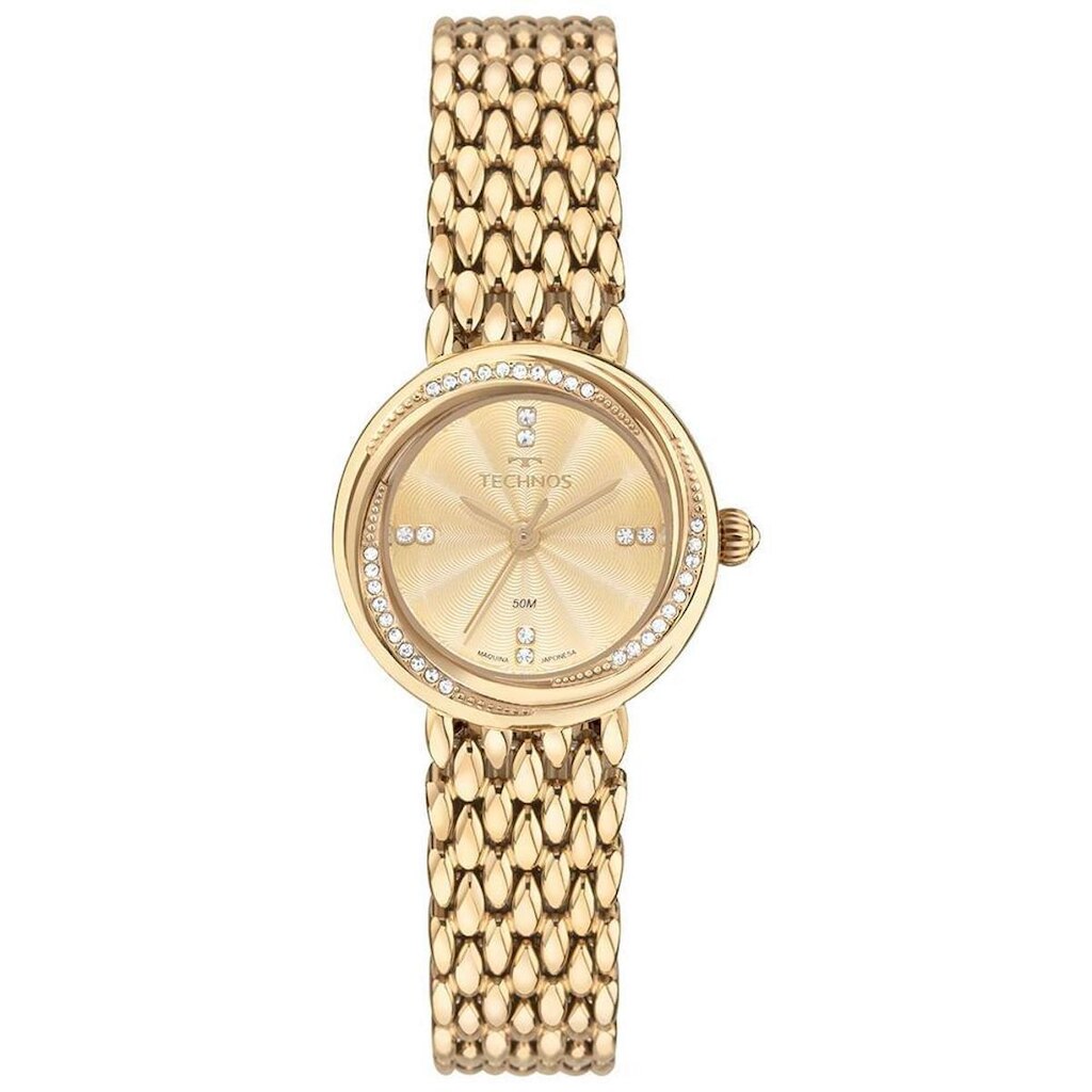Relógio Technos Feminino Mini Joia Dourado - 2035NBL/1D