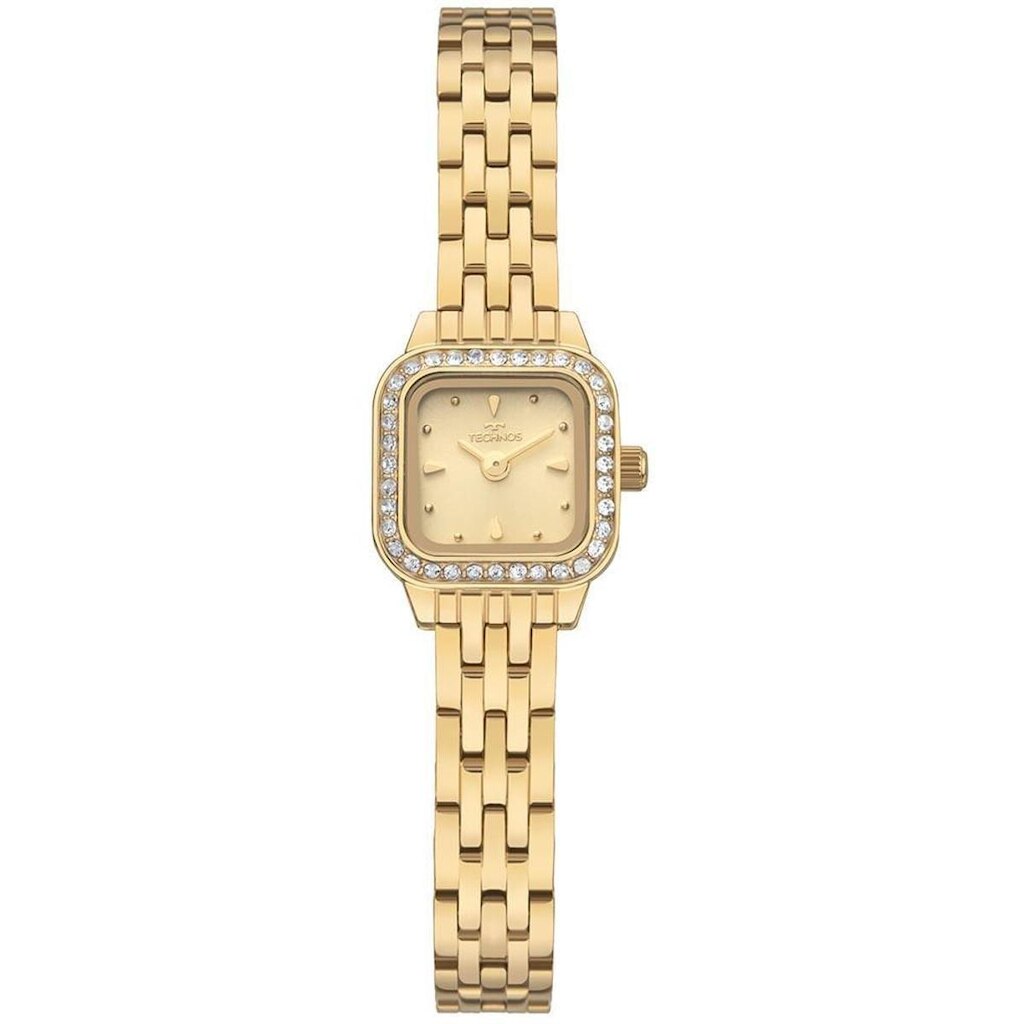 Relógio Technos Feminino Mini Petit Dourado - 1042AB/1X Relógio Technos Feminino Mini Elegance Doura