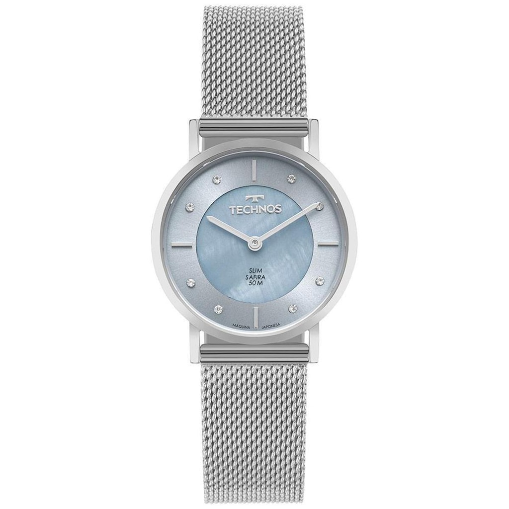 Relógio Technos Feminino Slim Prata - 2025LTW/1V
