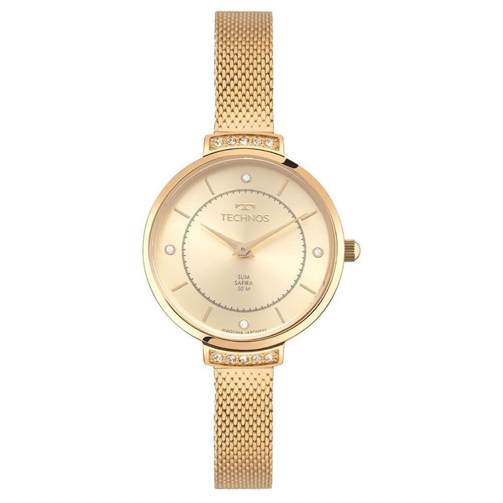 Relógio Technos Feminino Slim VJ20AB/1X - Safira