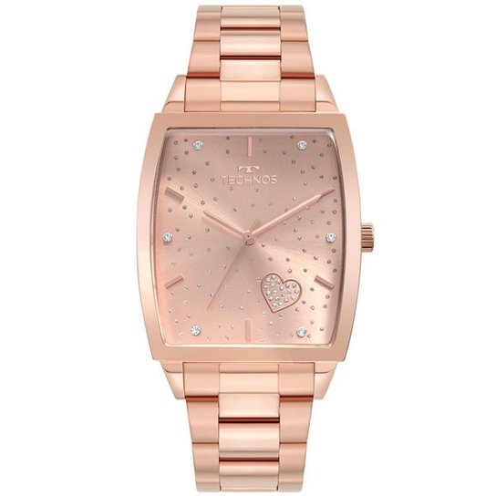 Relógio Technos Feminino Trend Rosê 2035MUK1T - Rose Gold Menor preço em Relógio Technos Feminino Trend Rosê 2035MUK1T - Rose Gold