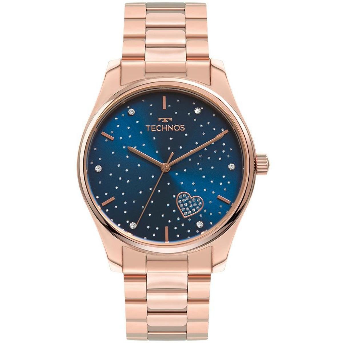 Relógio Technos Feminino Trend Rosê 2036MOA1A - Rose Gold | Netshoes