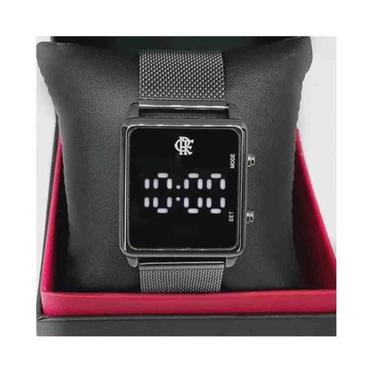 Relógio Technos Flamengo Grafite Unissex FLAMD1202AJT/4F Grafite