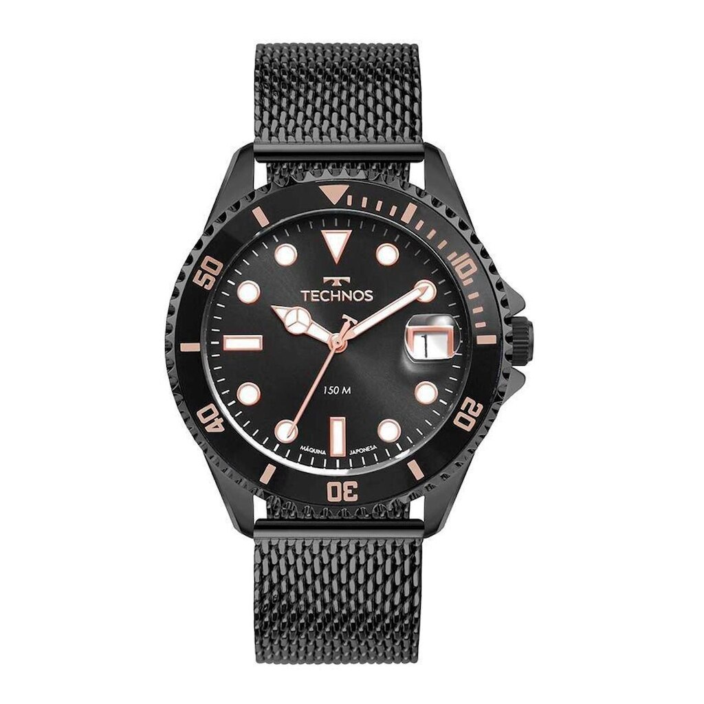 Relógio Technos Masculino Acqua Preto - 2415ED/1P