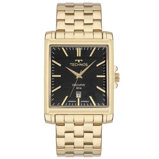 Relógio Technos masculino analógico dourado 2115nda/1p Dourado