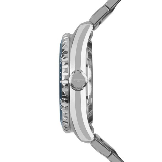 Relógio Technos Masculino Automático Prata - 8205OX/1A Relógio Technos Masculino Acqua Prata - 8205O