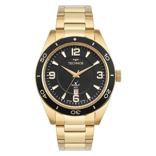 Relógio Technos Masculino Classic Golf 2115TWJ/1P