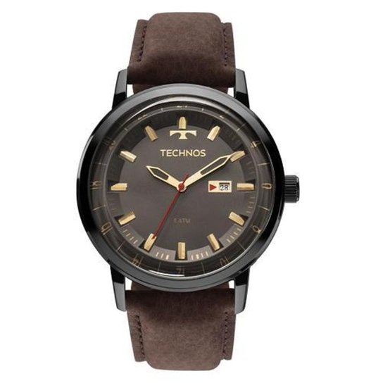 Relógio Technos Masculino Couro 2115LAQ/2M