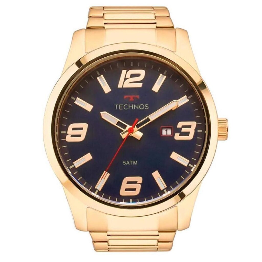 Relógio Technos Masculino  Dourado Analógico 2115MPIS4A