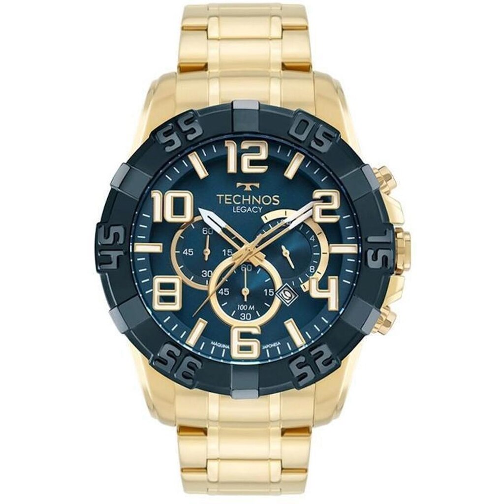 Relógio Technos Masculino Dourado Legacy - OS20IQS/1A