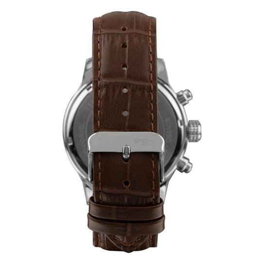 Relógio Technos Masculino Grandtech Cronógrafo Couro - JS25BCQ/0A