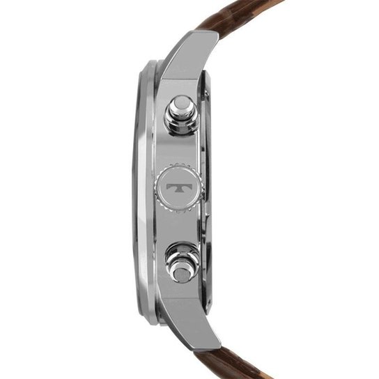 Relógio Technos Masculino Grandtech Cronógrafo Couro - JS25BCQ/0A