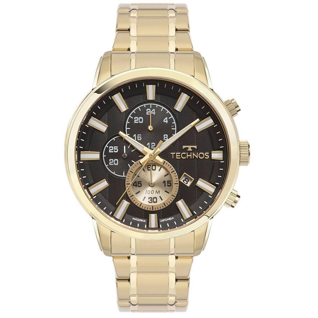 Relógio Technos Masculino Grandtech Dourado - JS15EMV/1D JS15EMV/1D