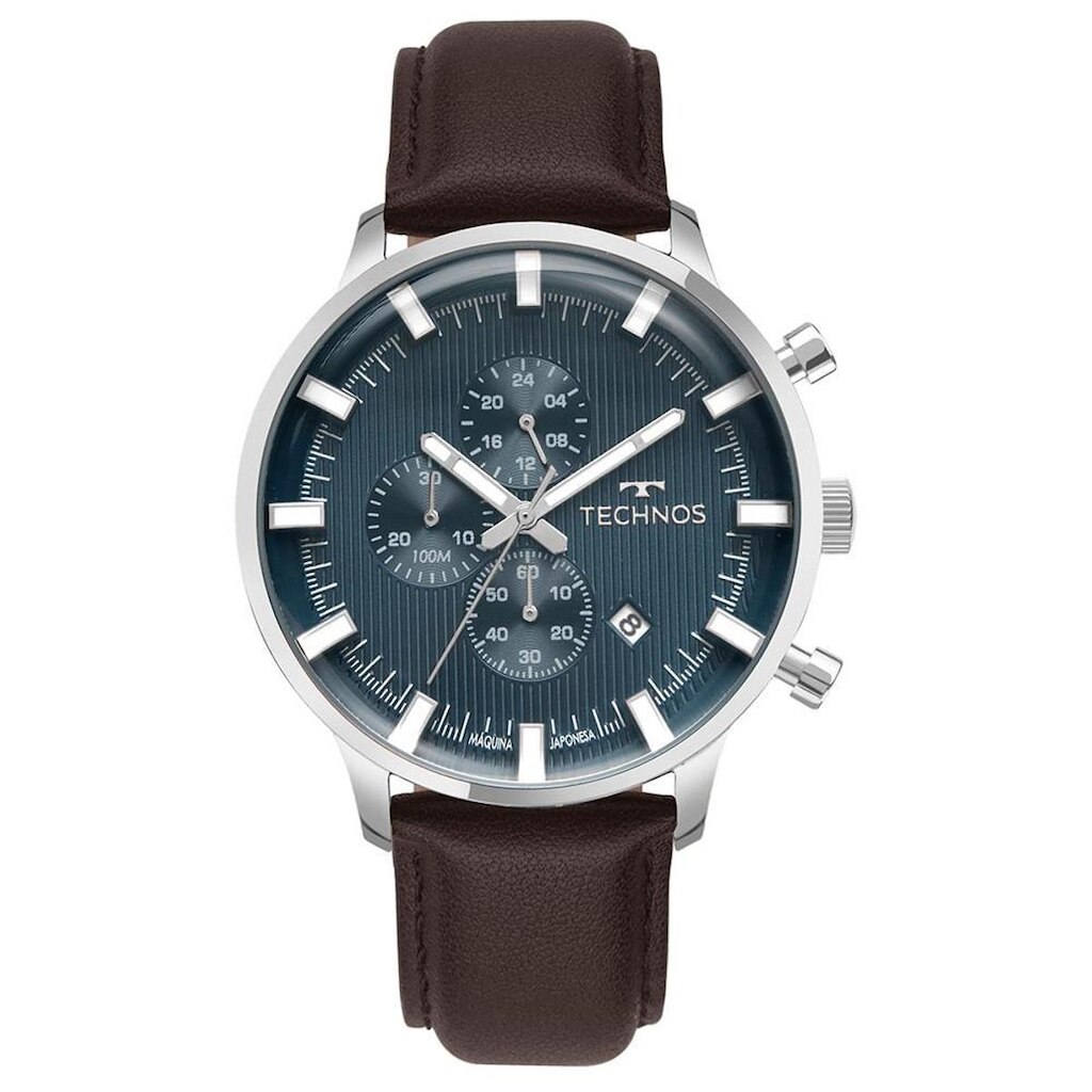 Relógio Technos Masculino Grandtech Prata - JS15ENU/0A JS15ENU/0A