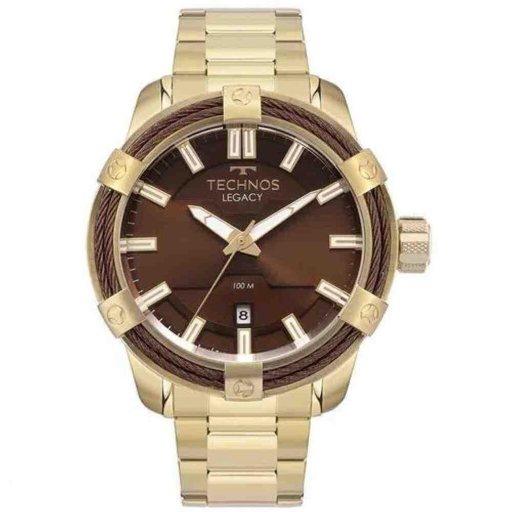RELÓGIO TECHNOS MASCULINO LEGACY DOURADO - 2415DQ/1M