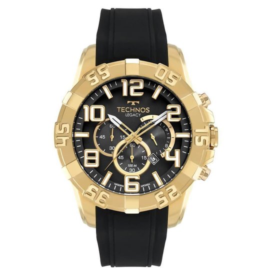 Technos Relogio Masculino Dourado Netshoes Relógio Technos