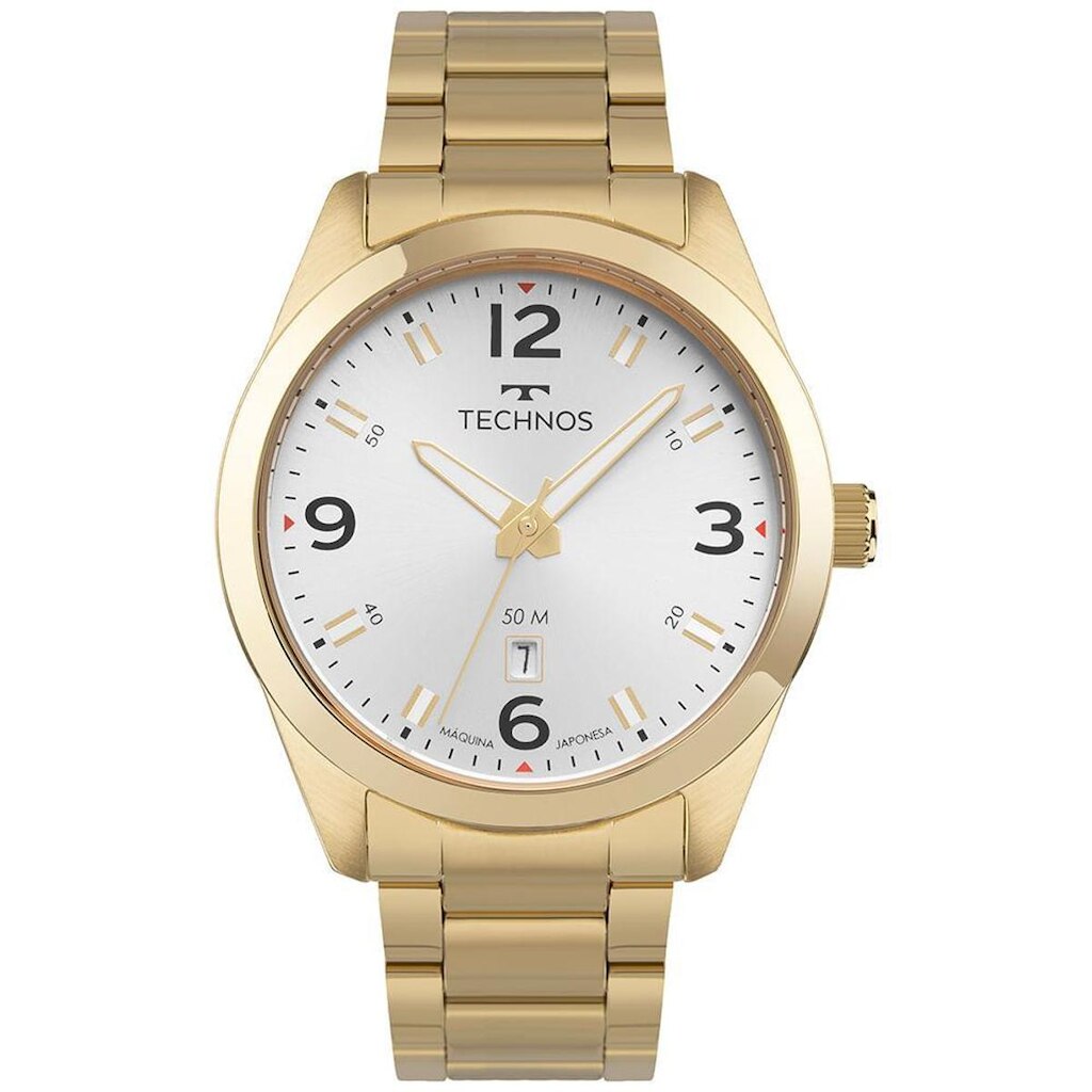 Relógio Technos Masculino Militar Dourado - 2115TZQ/1B