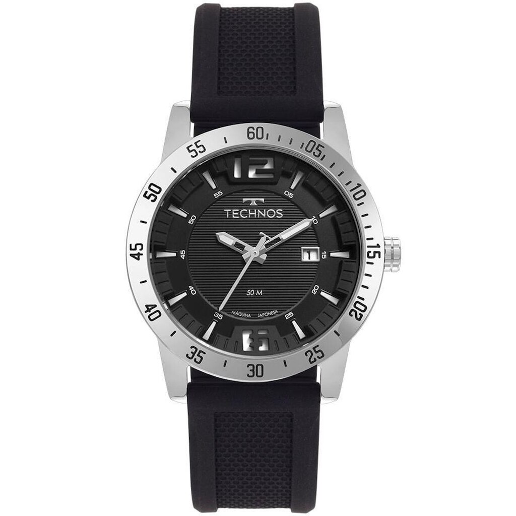 Relógio Technos Masculino Militar Prata - 2117LEU/2P 2117LEU/2P