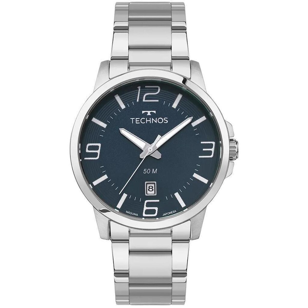 Relógio Technos Masculino Racer Basico Prata - 2315LBA/1A