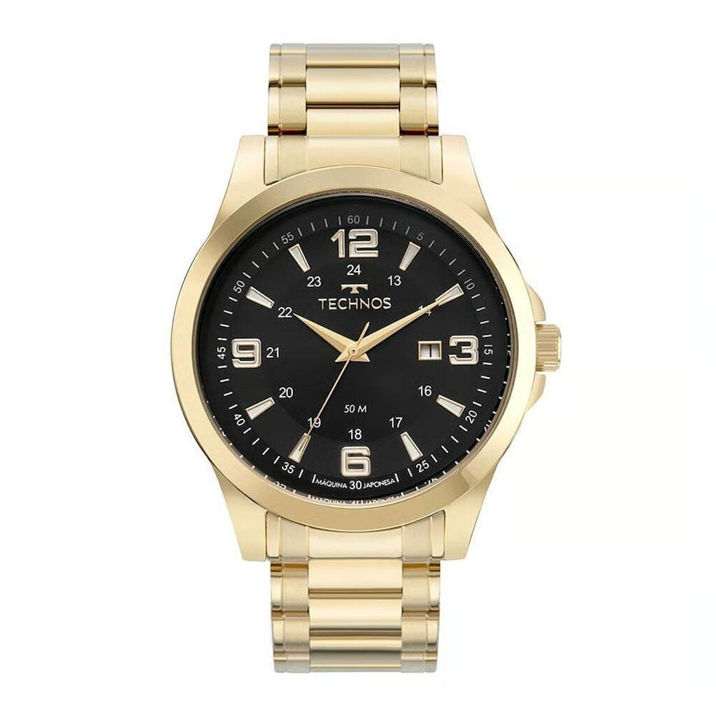 Relógio Technos Masculino Racer Dourado - 2115TXB/1P