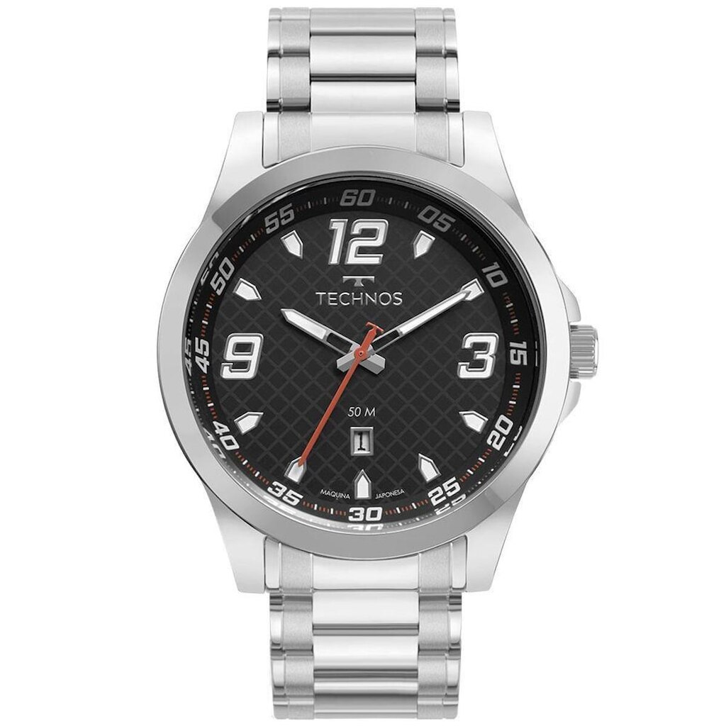 Relógio Technos Masculino Racer Prata - 2115NCH/1P 2115NCH/1P