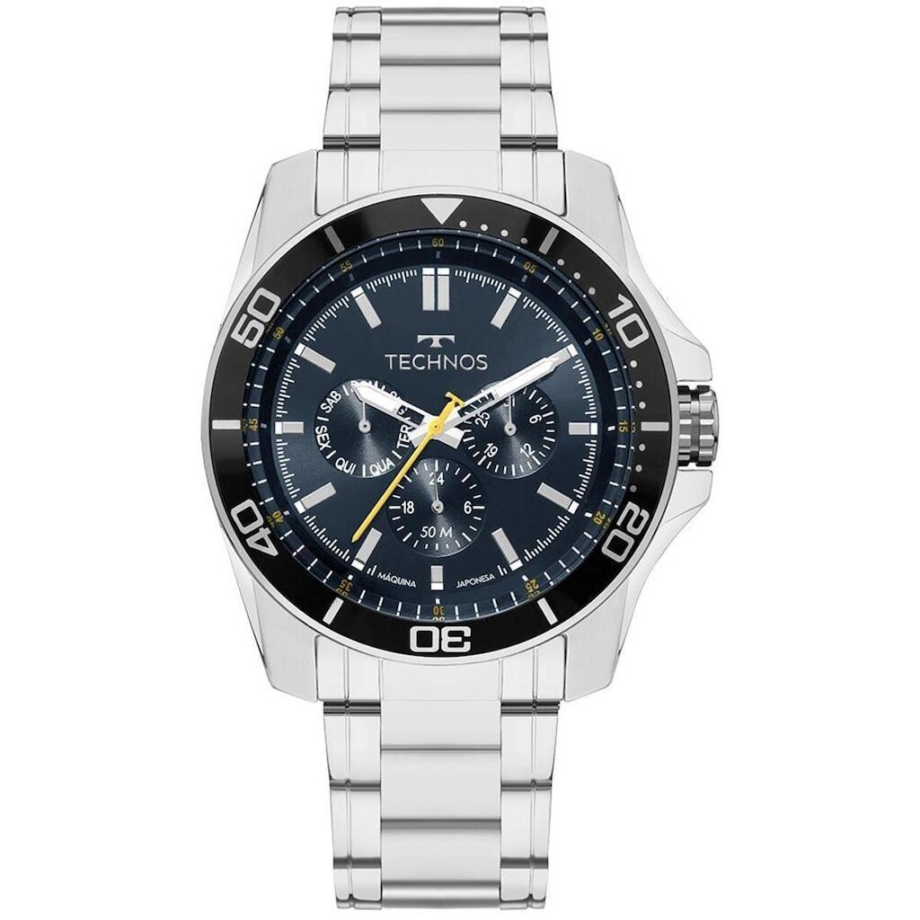 Relógio Technos Masculino Racer Premium Prata - 6P79CH/1A