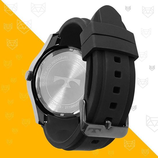 Relógio Technos Masculino Racer Preto 2115MQOS8P