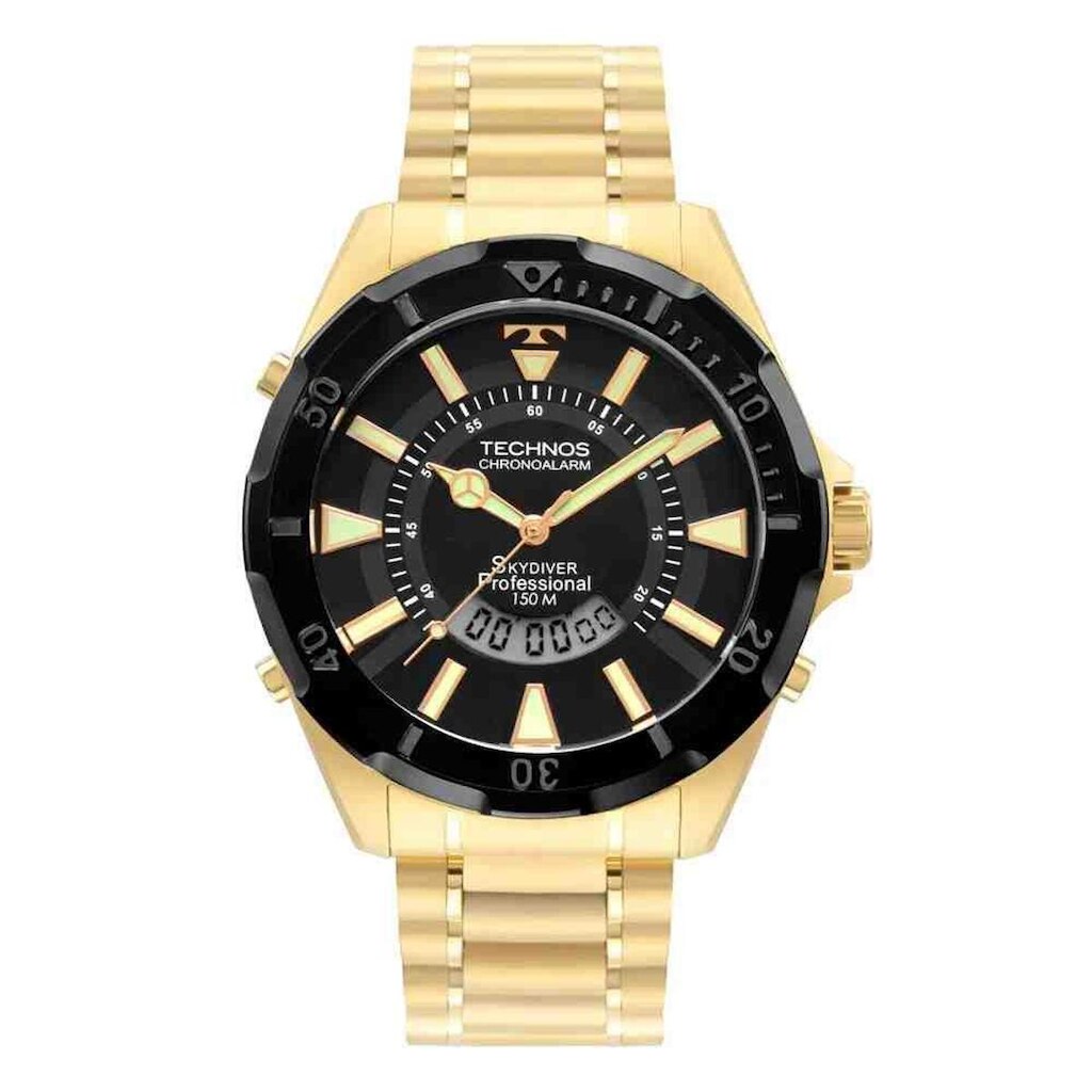RELÓGIO TECHNOS MASCULINO SKYDIVER DOURADO WT205GA/1P