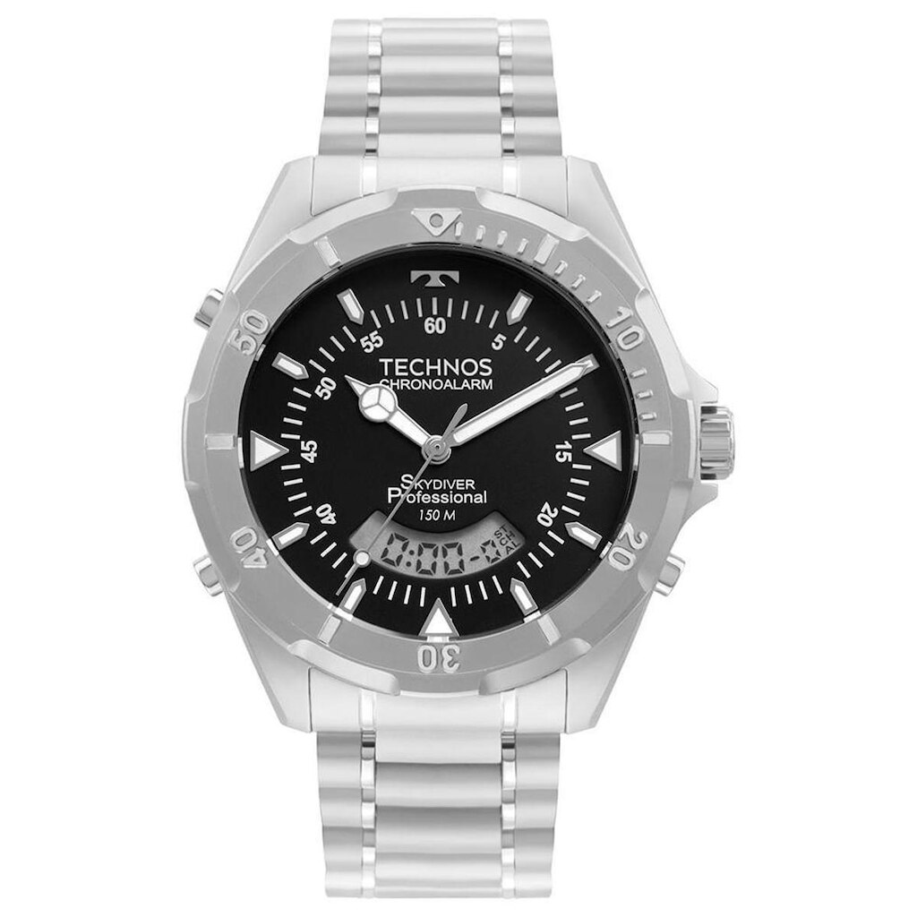 Relógio Technos Masculino Skydiver Prata - WT2050AZN/1P