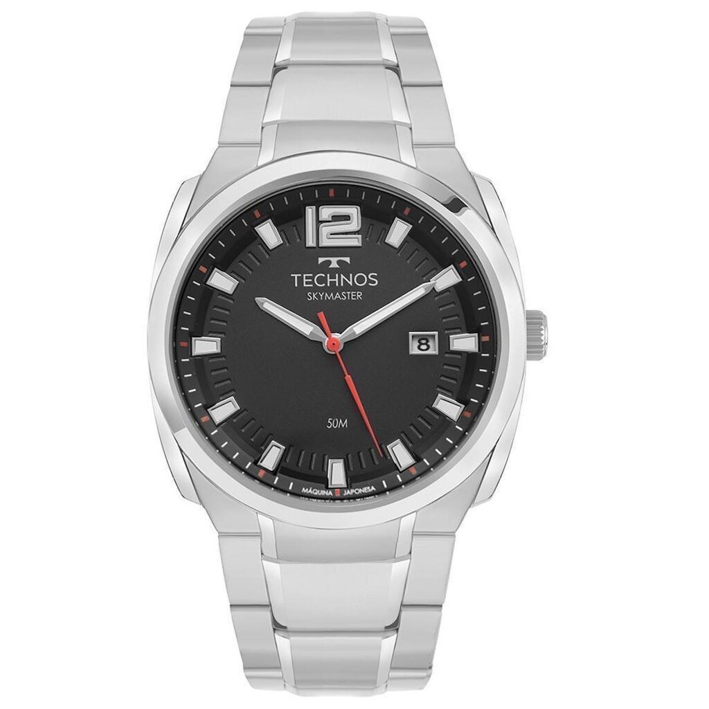 Relógio Technos Masculino Skymaster Prata - 2315LBI/1P
