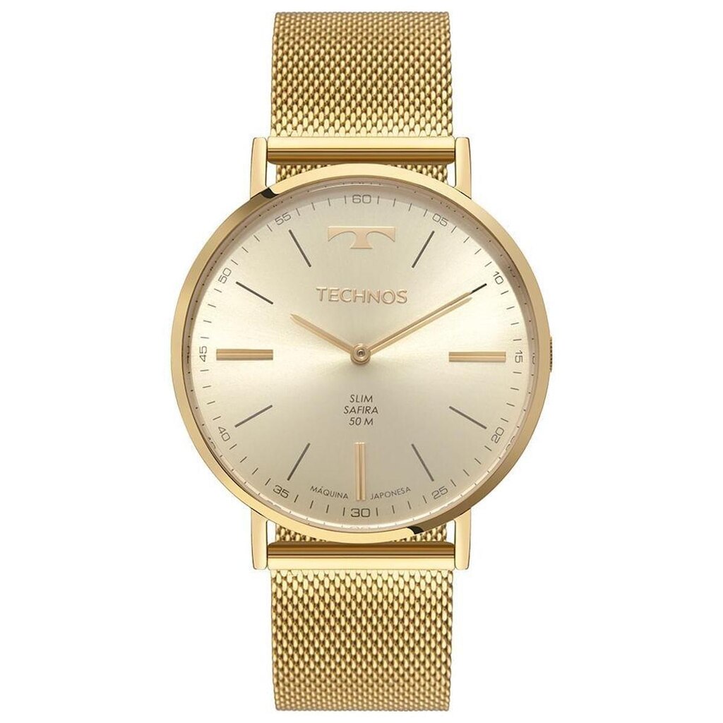Relógio Technos Masculino Slim Dourado - 2025LUM/1X