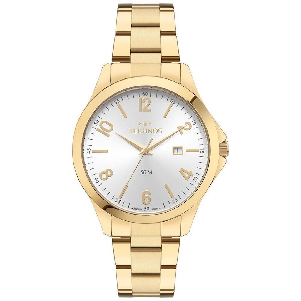 Relógio Technos Masculino Steel Dourado - 2115UAZ/1K