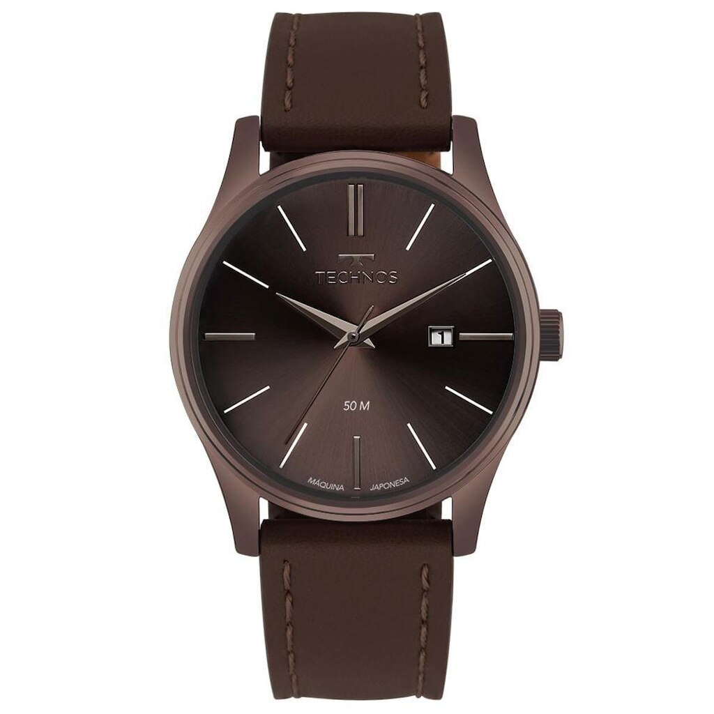 Relógio Technos Masculino Steel Marrom - 2115UBP/0M